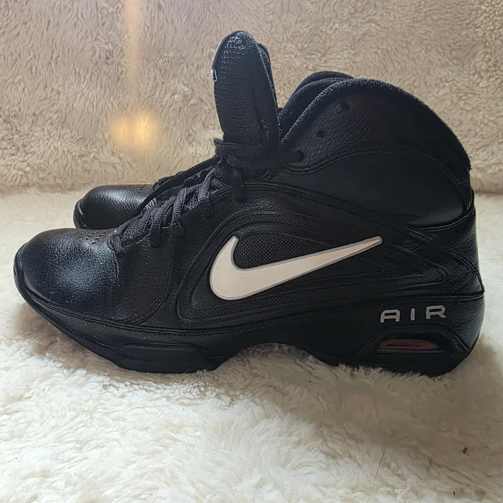 Nike Air Visi Pro 3 Basketball Shoes - Black/White - Size 8.5 - Picture 9 of 11